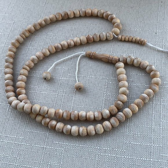 Islamic Tasbeeh Real Wood handmade Prayer Muslim Beads Tasbeh New - Picture 5 of 9